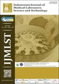 Image of Indonesian Journal Of Medical Laboratory Science and Technology Vol.5 No.1 April 2023