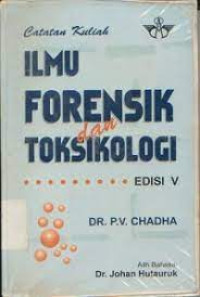 Image of Ilmu Forensik dan Toksikologi