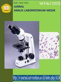 Image of Jurnal Analis Laboratorium Medik Vol.8 No.1 Juni 2023