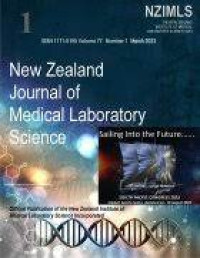 Image of New Zealand Journal Of Medical Laboratory Science Vol.74 No.1 April 2020