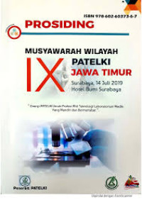 Image of Prosiding Musyawarah Wilayah IX Patelki Jawa Timur Tahun 2019