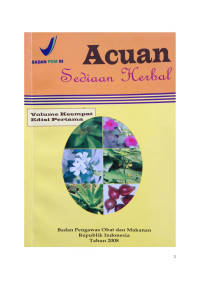 Image of Acuan Sediaan Herbal Volume 4