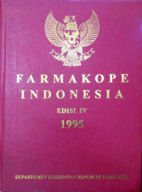 Image of Farmakope Indonesia Edisi IV